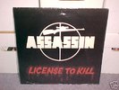 ASSASSIN private press METAL LP license to kill SEALED