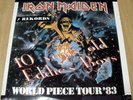 IRON MAIDEN WORLD PIECE TOUR '83 BOOTLEG PIRATA VINILOS