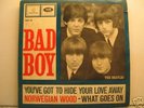 BEATLES  EP    BAD BOY /  NORWEGIAN WOOD   RARE