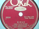23) 78 RPM LOUIS ARMSTRONG and His ORCHESTRA  OKEH 8800