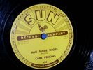 Carl Perkins - Blue Suede Shoes b/w Honey Don't   (Sun)