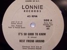 BEST FRIEND AROUND - ITS SO GOOD TO KNOW ORIGINAL 12