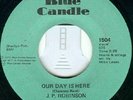J.P. ROBINSON Northern Soul 45 BLUE CANDLE Records