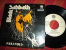BLACK SABBATH 7  EP paranoid - unique Portuguese sleeve