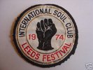 ORIGINAL Intern. Soul Club NORTHERN SOUL 1974 Patch
