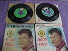 4 OLD RITCHIE VALENS 45 RECORDS LA BAMBA  LITTLE GIRL&