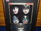 **KISS SILVER DISK PRESENTATION FRAME - DYNASTY**