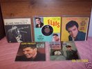 5 Elvis Presley 45 RPM Picture Sleeves and Records