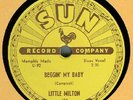 LITTLE MILTON   BEGGIN' MY BABY   SUN 194   78 RPM