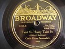 CASTLE FARM SERENADERS BROADWAY - BIX SOUND ALIKE