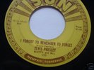 ELVIS PRESLEY  Mystery Train Sun Record 223 45 records