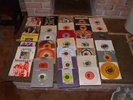 (33) 1970's Rock & Pop 45's W/Sleeves