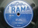 RARE DOO WOP 78 rpm THE WRENS on RAMA lbl 1955