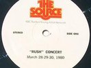 RUSH Concert 1980 2 LP Source Concert Live  Radio Show