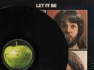 THE BEATLES ORIG 1970 UK EXPORT  LP LET IT BE PPCS 7096
