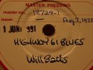 Will Batts - Vinyl Master Pressing 13729-1 - E+