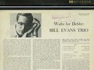 Bill Evans--Waltz For Debby. Riverside Jazz lp 1961