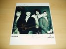 QUEEN superb FULLY SIGNED AUTHENTIC Parlophone still