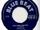 SLIM SMITH/BUSTERS ALL STARS-BLUE BEAT 45-ONLY SOUL CAN
