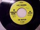 Beatles LADY MADONNA ORIG VERY GOOD CAPITOL PROMO 45