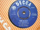 PAUL+RITCHIE+CRYING SHAMES come on back UK DECCA