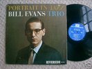 Bill Evans Trio LP Portraits In Jazz Riverside ORIG. NM