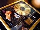 ROBBIE WILLIAMS 24CT GOLD  RECORD  AWARD, SIGNED