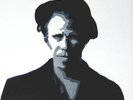 TOM WAITS - STUNNING POP ART PAINTING - BLUE VALENTINE
