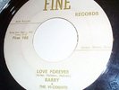 Barry & The Vi-Counts-Love Forever-RARE 45-MINT record