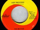 BEATLES LADY MADONNA CAP SUBSIDIARY LBL WHT PRINT NM
