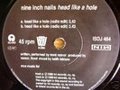 NINE INCH NAILS â€˜HEAD LIKE A HOLEâ€™ RARE 7â€ RADIO 