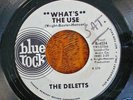 THE DELETTS WHATS THE USE BLUE ROCK RECORDS 45