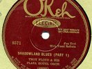 Okeh 8571 TROY FLOYD PLAZA ORCH  Shadowland Blues