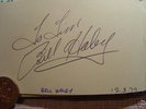 Bill Haley Autograph c1979