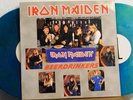 IRON MAIDEN BEERDRINKERS BLUE /GREEN MARBLED VINYL LP