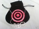 U2 VERTIGO TOUR SILVER NECKLACE AND POUCH RARE.