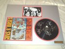 GUNS N ROSES FULLY SIGNED APPETITE LP DISPLAY W/COA