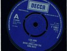 DAVIE JONES & THE KING BEES - LIZA JANE 45 DAVID BOWIE