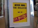 SEX PISTOLS NEVER MIND SIGNED CANVAS POP ART CHROME