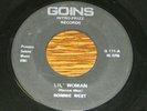 Ronnie West NORTHERN SOUL 45 Lil Woman / Movin On