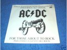 AC/DC FOR THOSE ABOUT TO ROCK SPANISH 7 INCH PROMO