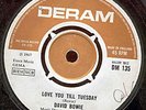David Bowie - Love You Till Tuesday - 1967 UK Deram 45