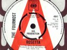THE FOURMOST Rosetta CBS UK PROMO 45 Paul McCartney  NM