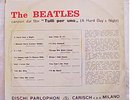 Beatles Tutti per Uno Hard day's Night Italy Release