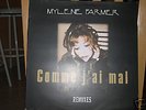 Maxi 45 tours Comme j'ai mal  Mylene Farmer 