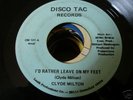Clyde Milton on Disco-Tac Modern Northern Soul 45