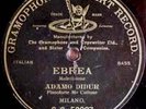 Adamo Didur Black G&T GC52027 EBREA OPERA 1903 first St