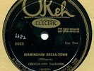 Okeh 8668 CHOCOLATE DANDIES EE+ w LONNIE JOHNSON
