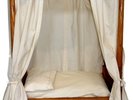 Handmade American Girl Doll 4 Poster Bed Pillow Blanket