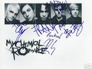 MY CHEMICAL ROMANCE Signed The BlackParade Autographed